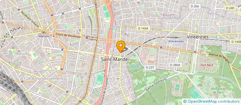 localisation de l'entreprise SYND DE COPROP 17 AV DU GAL DE GAULLE à SAINT-MANDE