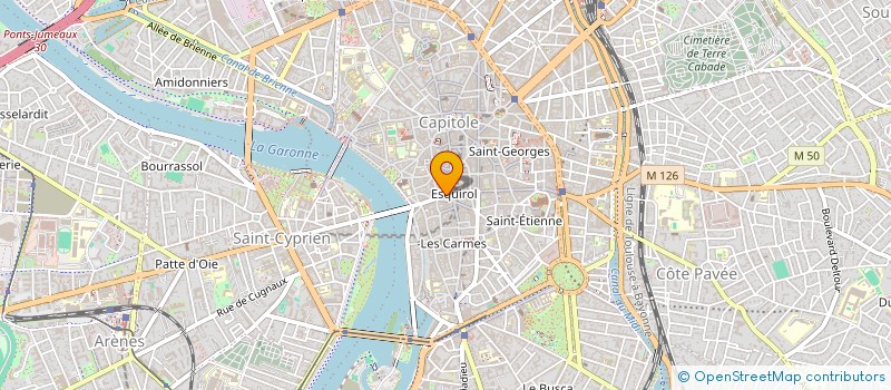localisation de l'entreprise SYND DE COPROP 17 RUE DE METZ à TOULOUSE