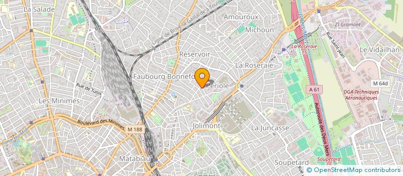 localisation de l'entreprise SYND DE COPROP 17 RUE SAINT RENE à TOULOUSE