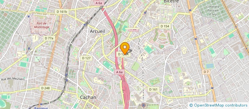 localisation de l'entreprise SYND DE COPROP 2 RUE DE L'ETOILE à ARCUEIL