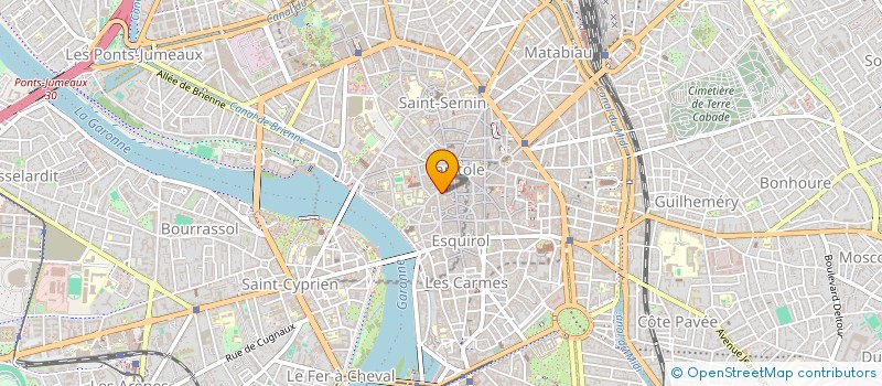 localisation de l'entreprise SYND DE COPROP 2 RUE DES GESTES  TOULOUSE