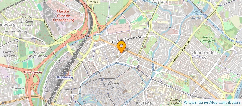 localisation de l'entreprise SYND DE COPROP 24 RUE FOCH à STRASBOURG