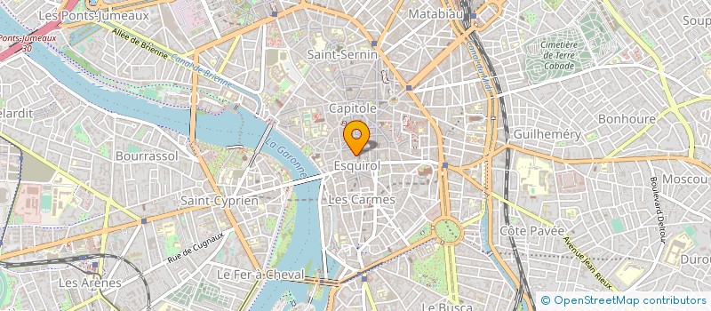 localisation de l'entreprise SYND DE COPROP 25 RUE DES CHANGES à TOULOUSE