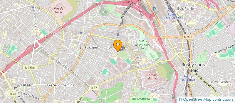 localisation de l'entreprise SYND DE COPROP 31 33 RUE GALLIENI à MONTREUIL