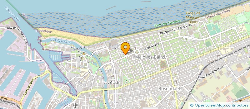 localisation de l'entreprise SYND DE COPROP 33 AV A.GEERAERT à DUNKERQUE