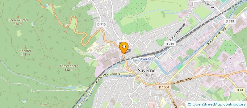 localisation de l'entreprise SYND DE COPROP 34 RUE DE LA COTE  SAVERNE