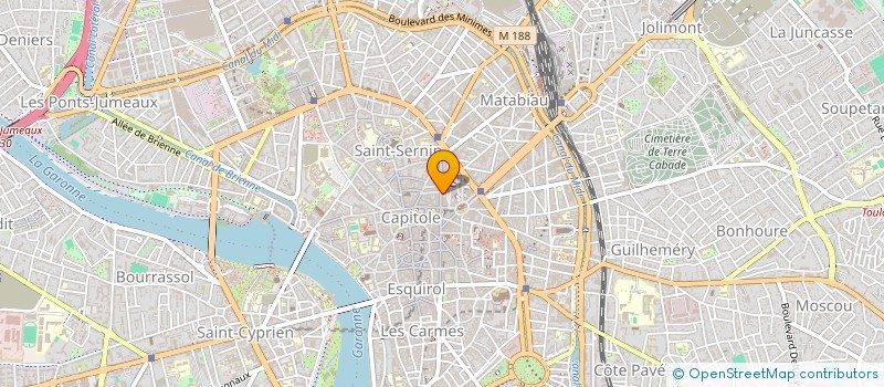 localisation de l'entreprise SYND DE COPROP 38RUE D'ALSACE LORRAINE  TOULOUSE