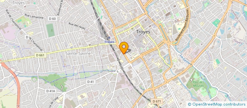 localisation de l'entreprise SYND DE COPROP 39 BD VICTOR HUGO à TROYES