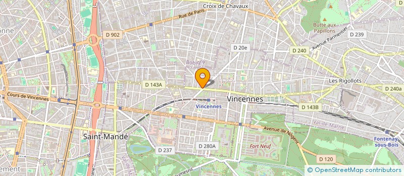 localisation de l'entreprise SYND DE COPROP à VINCENNES