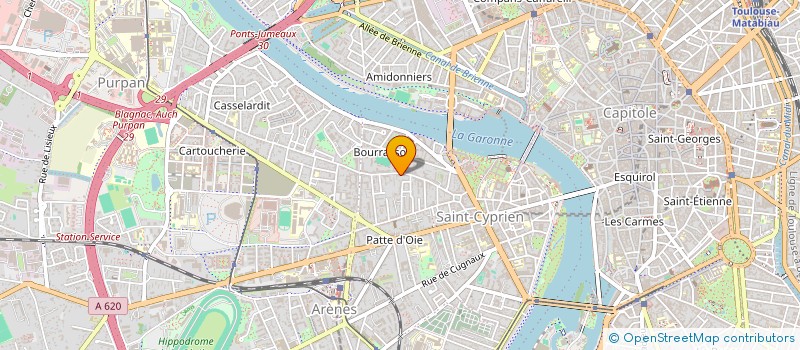 localisation de l'entreprise SYND DE COPROP 57 RUE DES FONTAINES à TOULOUSE