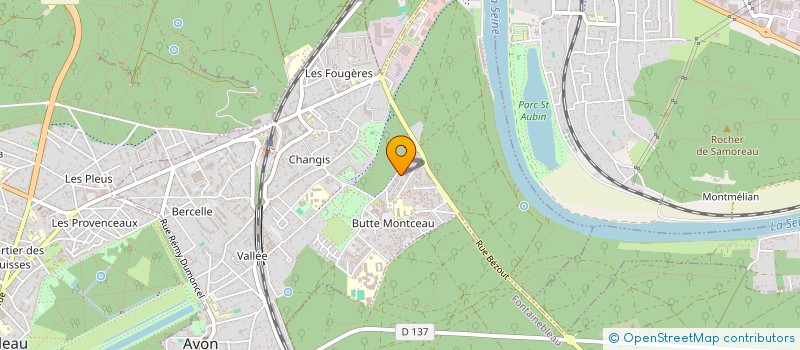 localisation de l'entreprise SYND DE COPROP 59 P BUTTE MONCEAU AVON  AVON