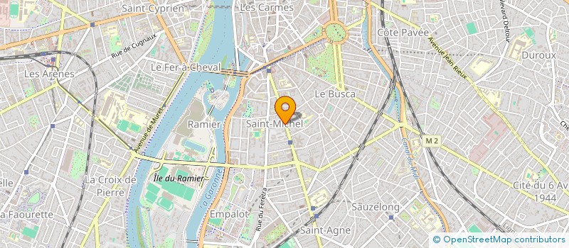 localisation de l'entreprise SYND DE COPROP 65 GRDE RUE SAINT MICHEL  TOULOUSE