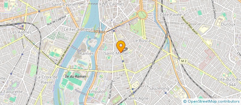 localisation de l'entreprise SYND DE COPROP 67 GRDE RUE SAINT MICHEL à TOULOUSE