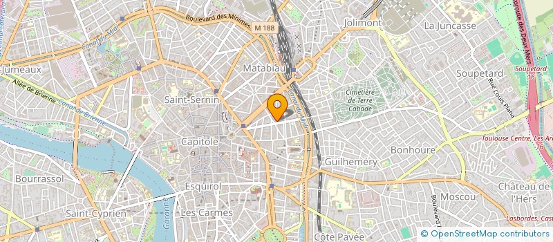 localisation de l'entreprise SYND DE COPROP 9 RUE ARNAUD VIDAL à TOULOUSE