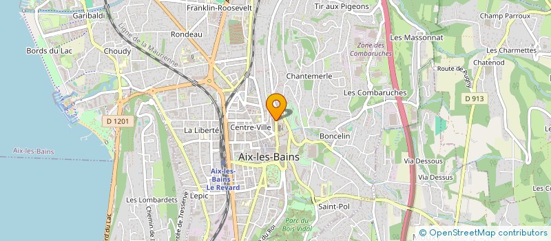 localisation de l'entreprise SYND DE COPROP CHATEAU DURIEUX 4  AIX-LES-BAINS