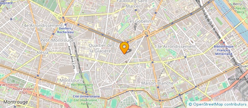 localisation de l'entreprise SYND DE COPROP DE LA BUTTE AUX CAILLES  PARIS