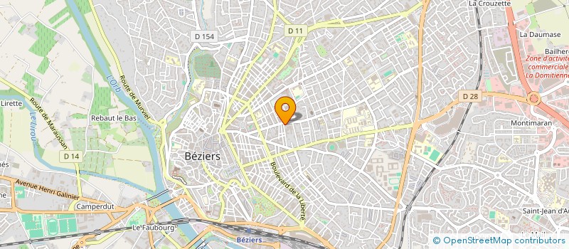 localisation de l'entreprise SYND DE COPROP DU 11 BD DUGUESCLIN  BEZIERS