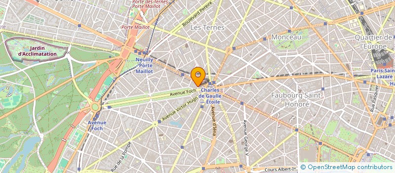 localisation de l'entreprise SYND DE COPROP DU 19 RUE DE PRESBOURG  PARIS