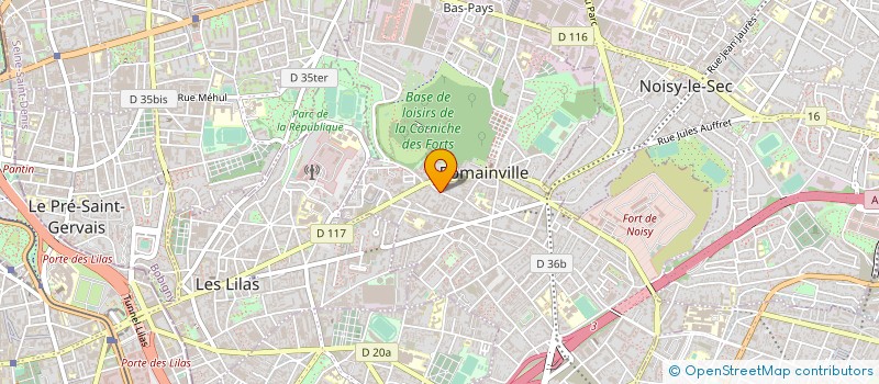 localisation de l'entreprise SYND DE COPROP DU 65 RUE DE PARIS à ROMAINVILLE