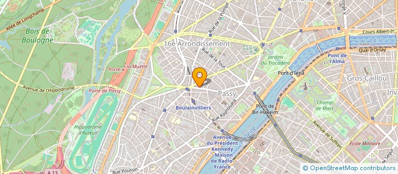 localisation de l'entreprise SYND DE COPROP DU 78 R DE PASSY  PARIS