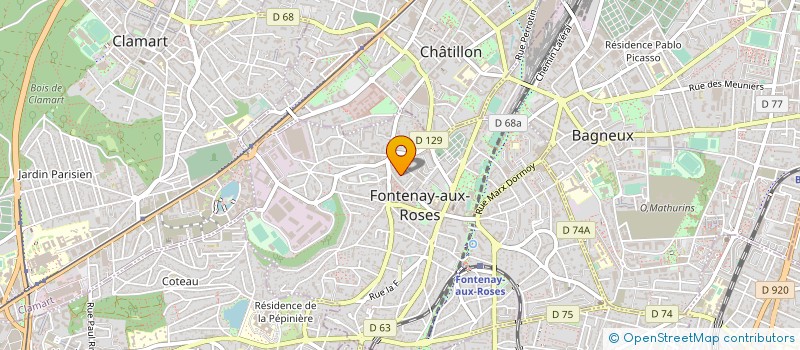 localisation de l'entreprise SYND DE COPROP DU 95 RUE BOUCICAUT à FONTENAY-AUX-ROSES