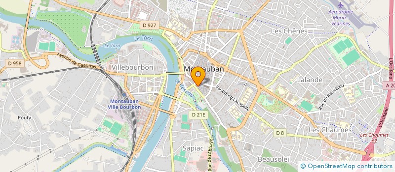 localisation de l'entreprise SYND DE COPROP HOTEL D'AUSSONNE  MONTAUBAN