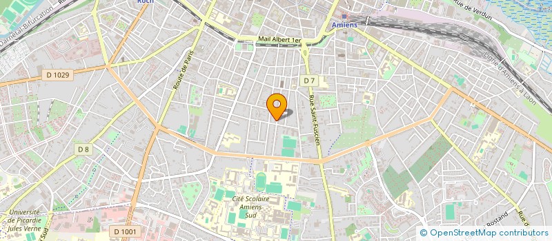 localisation de l'entreprise SYND DE COPROP IMM DHAVERNAS  AMIENS