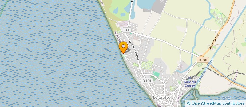 localisation de l'entreprise SYND DE COPROP IMM RES LE GRAND LARGE à LE CROTOY