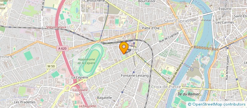 localisation de l'entreprise SYND DE COPROP JARDIN PECH A1 à TOULOUSE