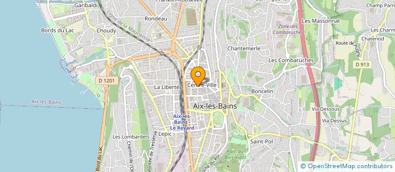 localisation de l'entreprise SYND DE COPROP LA CARAVELLE  AIX-LES-BAINS