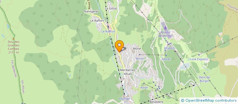 localisation de l'entreprise SYND DE COPROP LA TOUGNETTE  LES ALLUES