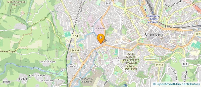 localisation de l'entreprise SYND DE COPROP LE JOIGNY  CHAMBERY