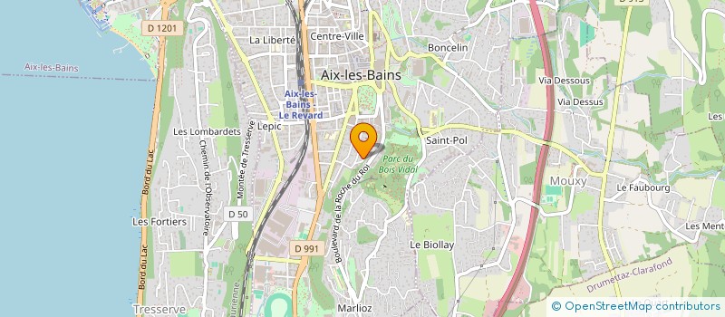 localisation de l'entreprise SYND DE COPROP LE MONTCALM C  AIX-LES-BAINS