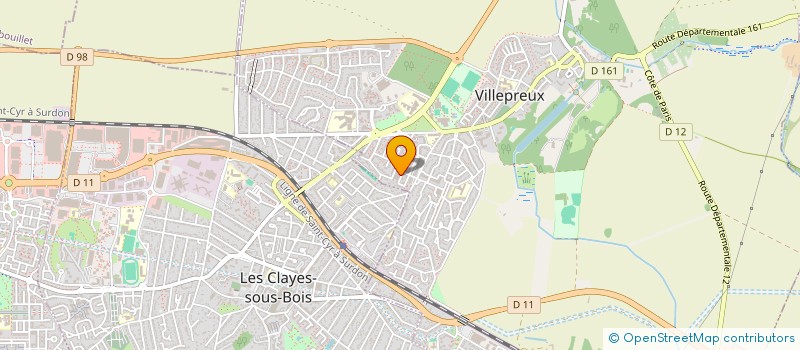 localisation de l'entreprise SYND. DE COPROP. LE PRIEURE ST NICOLAS  VILLEPREUX