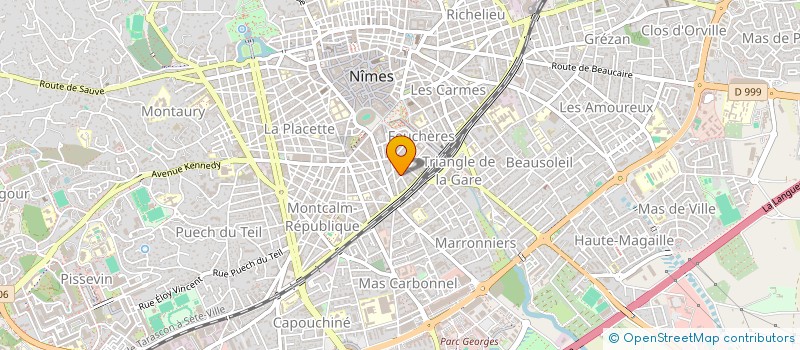 localisation de l'entreprise SYND DE COPROP LE RAYMOND MARC  NIMES