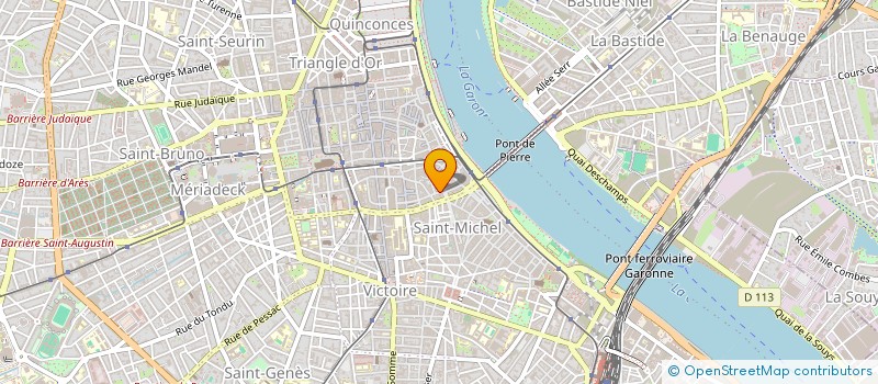 localisation de l'entreprise SYND DE COPROP RES 27 RUE RENIERE  BORDEAUX