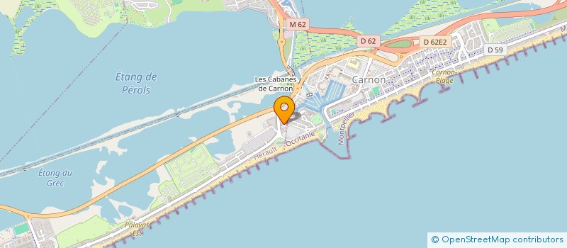 localisation de l'entreprise SYND DE COPROP RES DE LA PLAGE à PALAVAS-LES-FLOTS