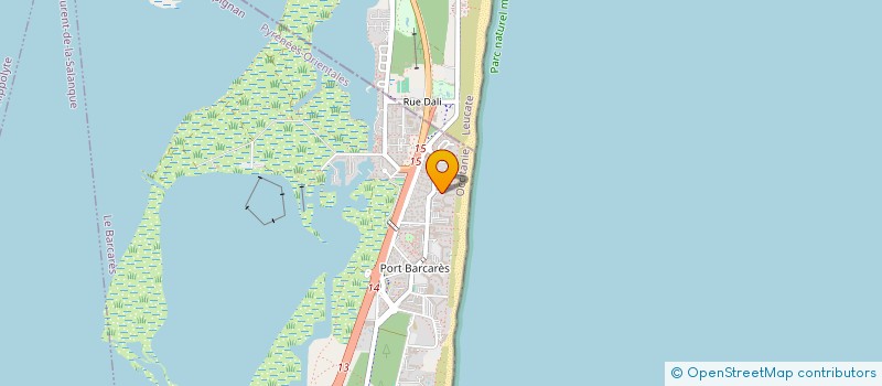 localisation de l'entreprise SYND DE COPROP RES SOLEIL LEVANT 2  LE BARCARES