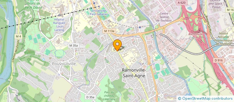 localisation de l'entreprise SYND DE COPROP RESIDENCE LE RAMONVILLE  RAMONVILLE-SAINT-AGNE