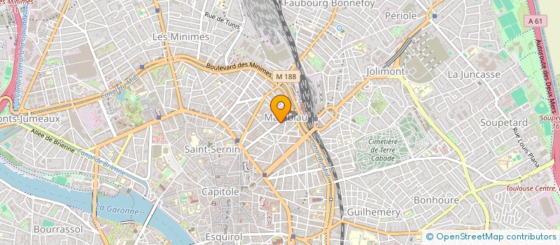 localisation de l'entreprise SYND DE COPROP RESIDENCE LE THOLOSE à TOULOUSE