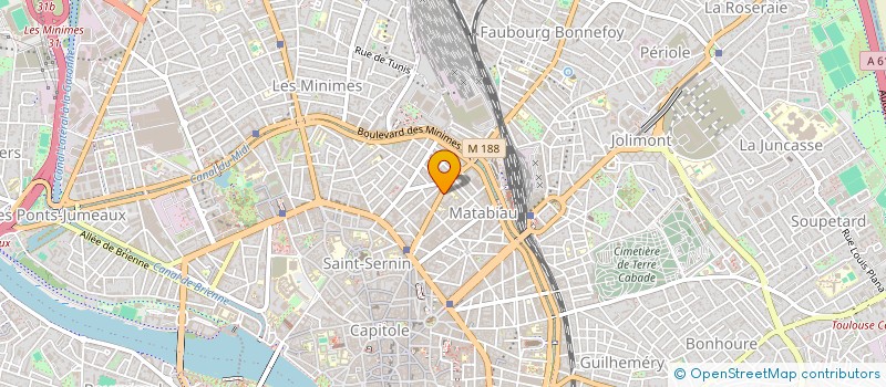 localisation de l'entreprise SYND DE COPROP RESIDENCE MATABELLA à TOULOUSE
