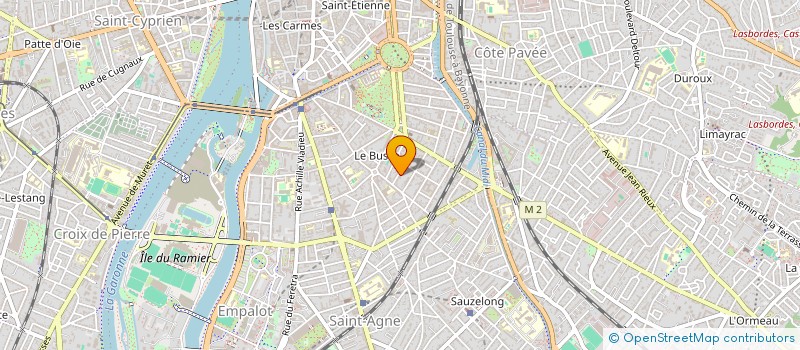 localisation de l'entreprise SYND DE COPROP RESIDENCE SAINT LUC à TOULOUSE