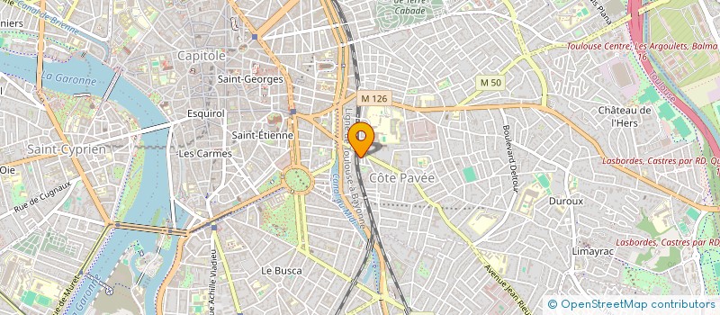 localisation de l'entreprise SYND DE COPROP RESIDENCE VITET IMPAIR  TOULOUSE