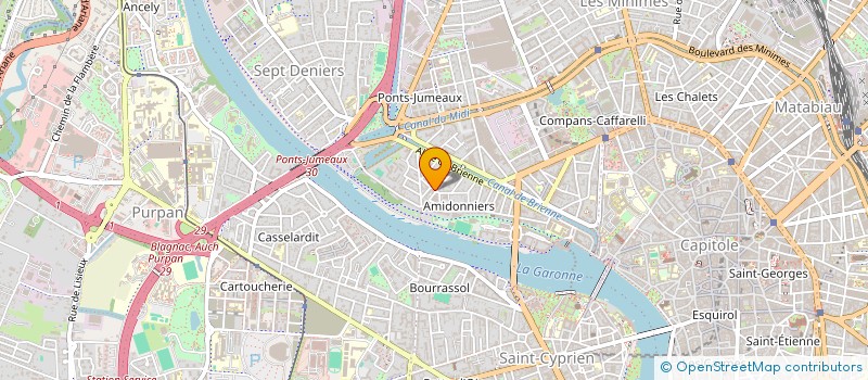 localisation de l'entreprise SYND DE COPROP RUE SAINTE THERESE à TOULOUSE