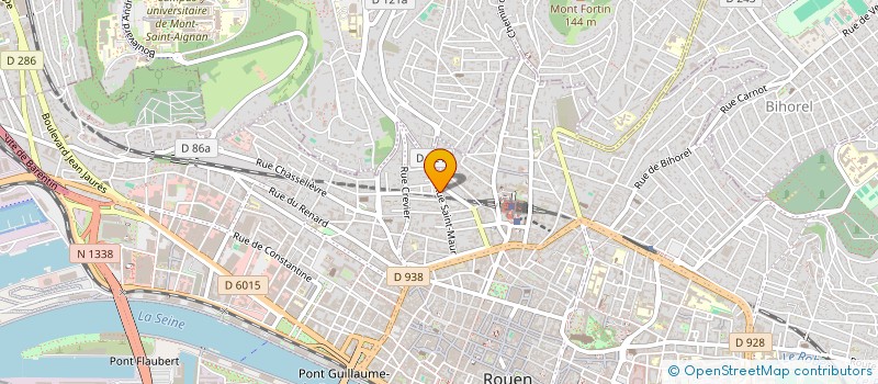 localisation de l'entreprise SYND DE COPROPPRIETE 39 RUE SAINT MAUR à ROUEN