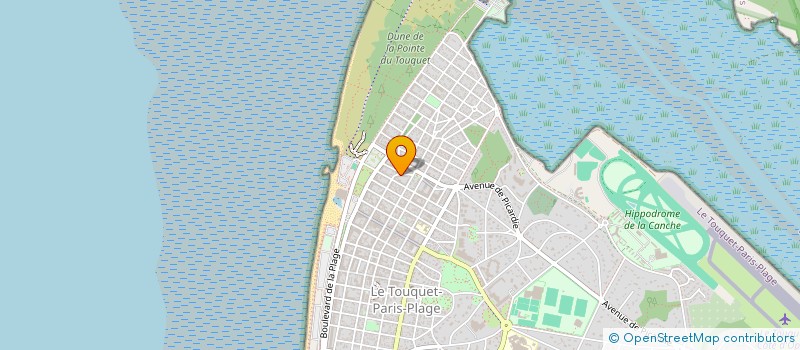 localisation de l'entreprise SYND DE COPROPR RES DES DUNES  LE TOUQUET-PARIS-PLAGE