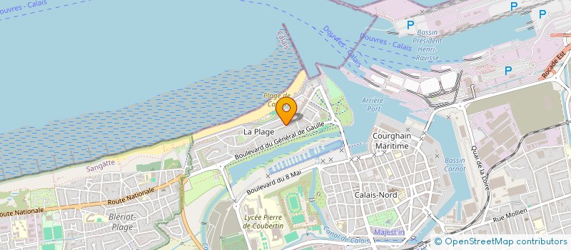 localisation de l'entreprise SYND DE COPROPR RES DU DETROIT  CALAIS