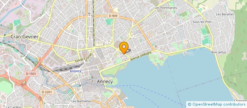 localisation de l'entreprise SYND DE COPROPRIET LE CLOS ST BERNARD  ANNECY