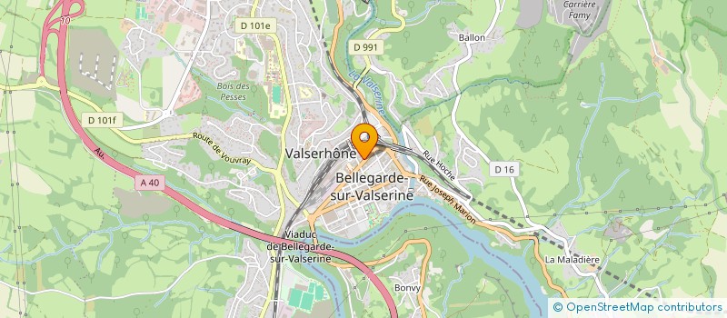 localisation de l'entreprise SYND DE COPROPRIETAIRE 14 RUE LAFAYETTE à VALSERHONE