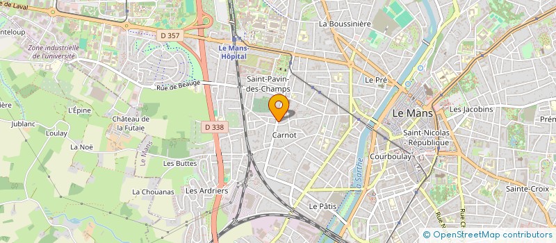 localisation de l'entreprise SYND DE COPROPRIETAIRE 222 BD CARNOT  LE MANS